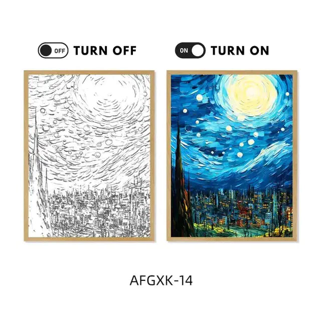 Van Gogh Art LED Light Painting