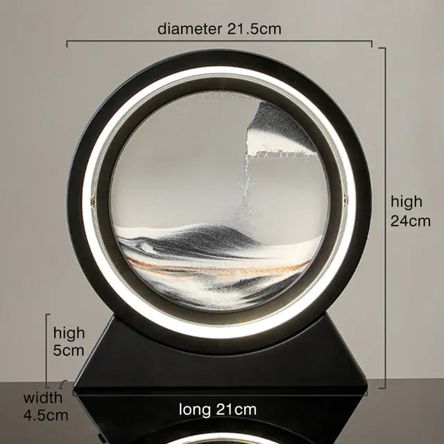Moving Sand Table Lamp