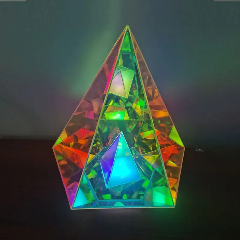 3D Pyramid Night Light