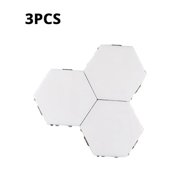 Quantum Hexagon Lamp Touch Activated