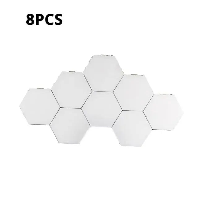 Quantum Hexagon Lamp Touch Activated