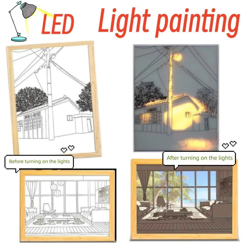 Various LED Light Painting