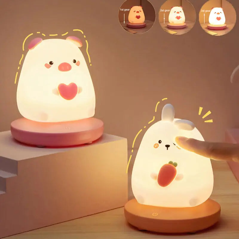 Adorable Animals Touch Lamp
