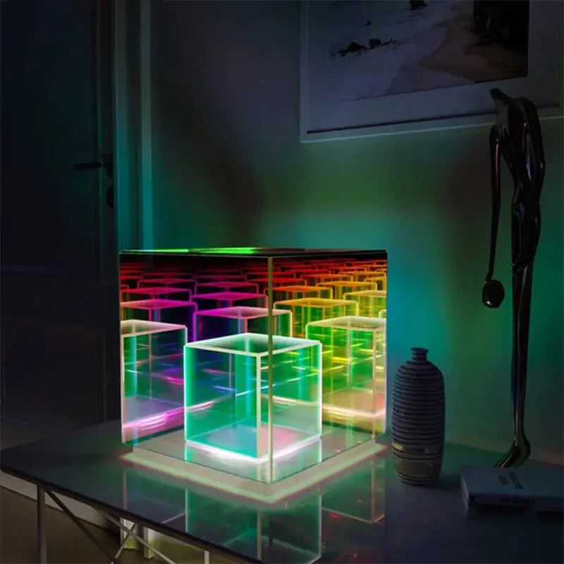 3D Pyramid Night Light