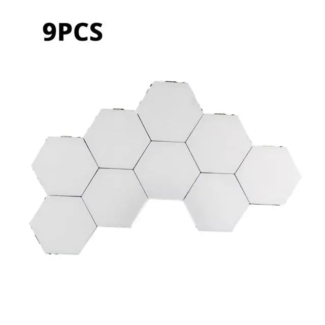 Quantum Hexagon Lamp Touch Activated