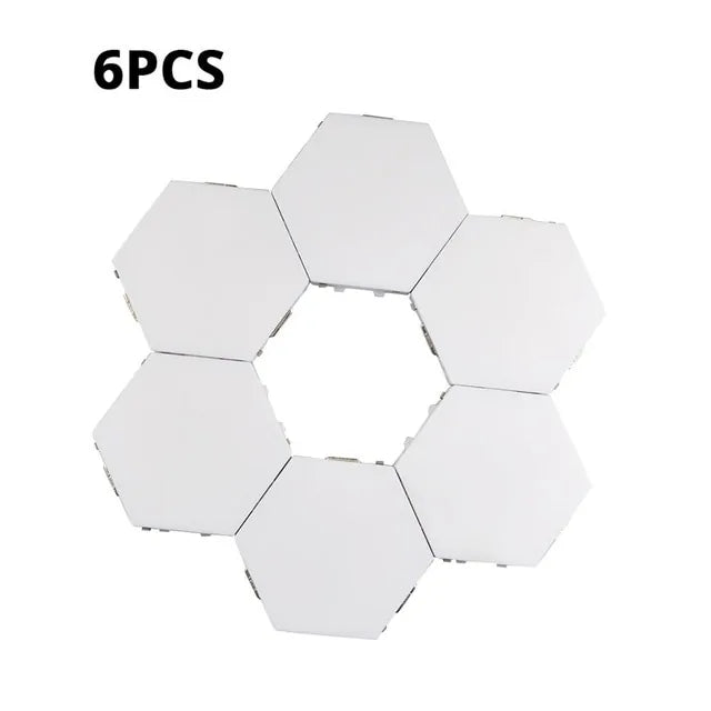 Quantum Hexagon Lamp Touch Activated