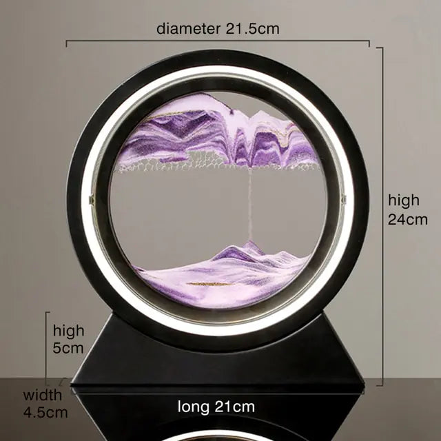 Moving Sand Table Lamp