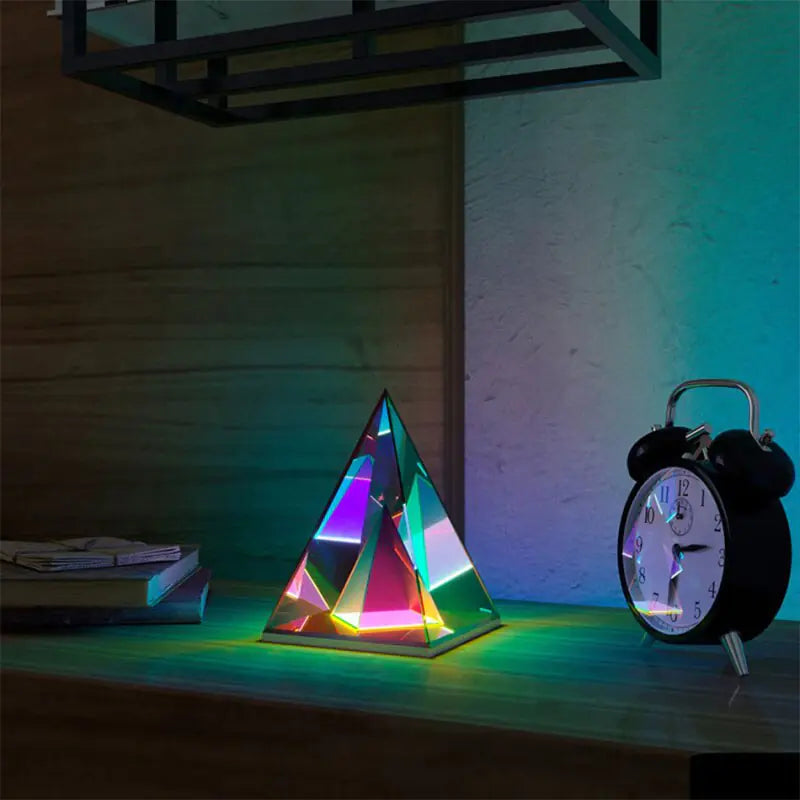 3D Pyramid Night Light