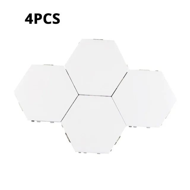 Quantum Hexagon Lamp Touch Activated